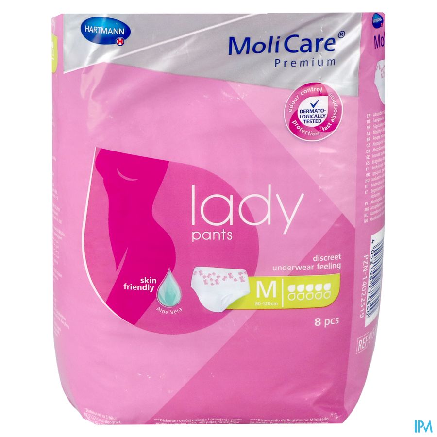 Molicare Pr Ladypants 5dropsm 8 P/s