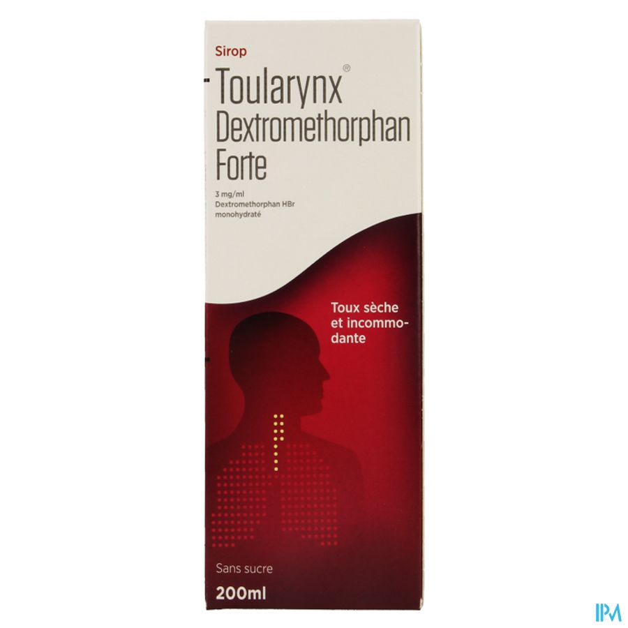 Toularynx Dextromethorphan Forte 3mg/ml Sir. 200ml