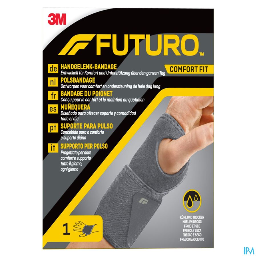 FUTURO™ Comfort Fit Bandage du Poignet 04036, Réglable