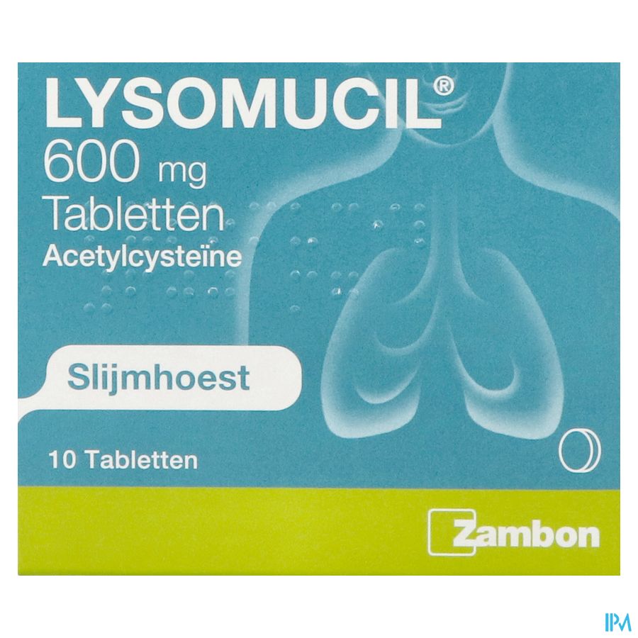 Lysomucil 600 Comp 10 X 600mg