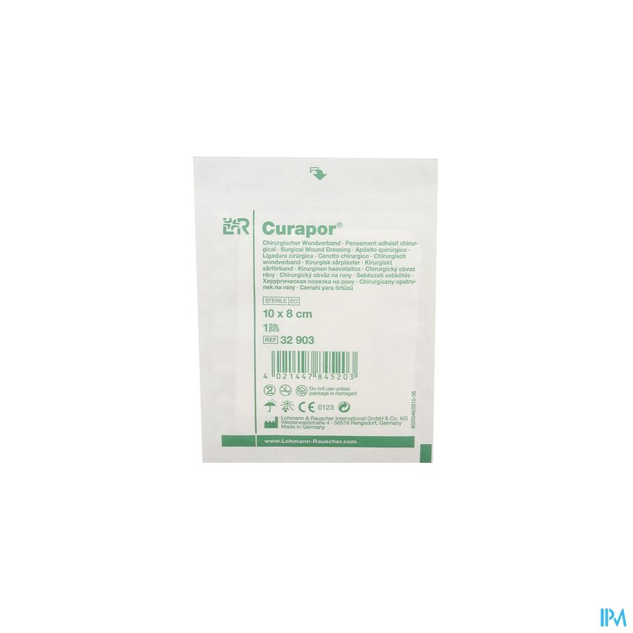 Curapor Pans Chirurg. Sterile 10cmx 8cm 5 32903