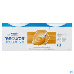 Resource Dessert 2.0 Peche 4x125g