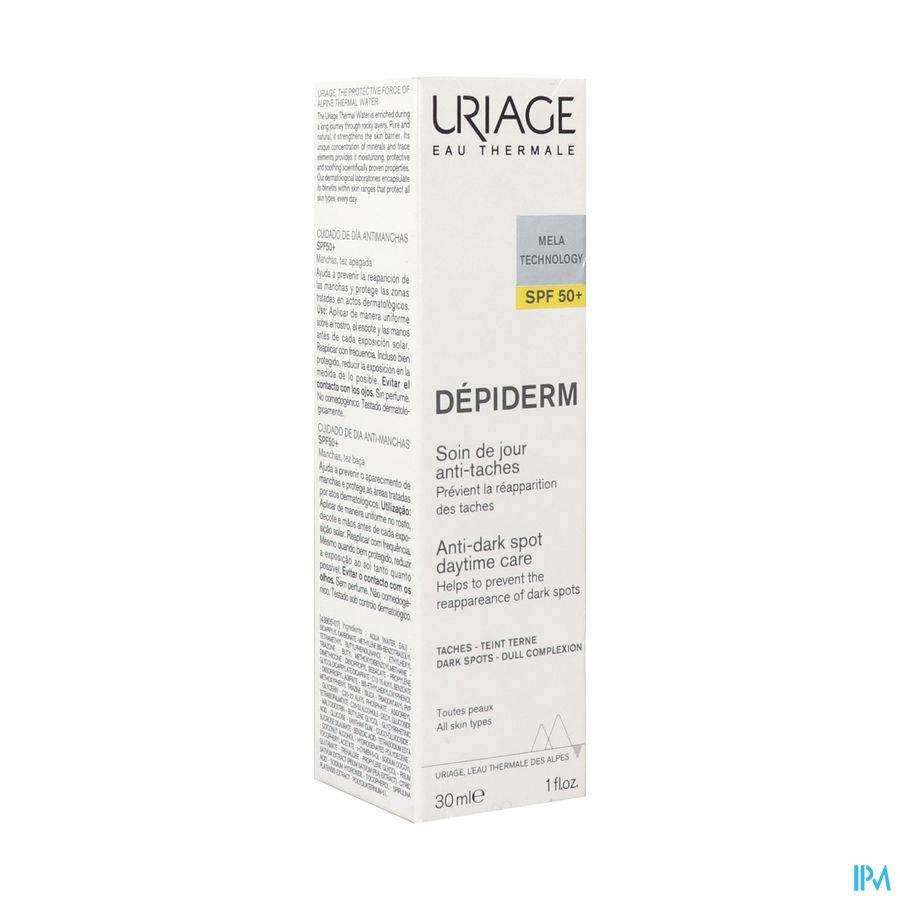 Uriage Depiderm Soin Jour A/taches Ip50+ 30ml