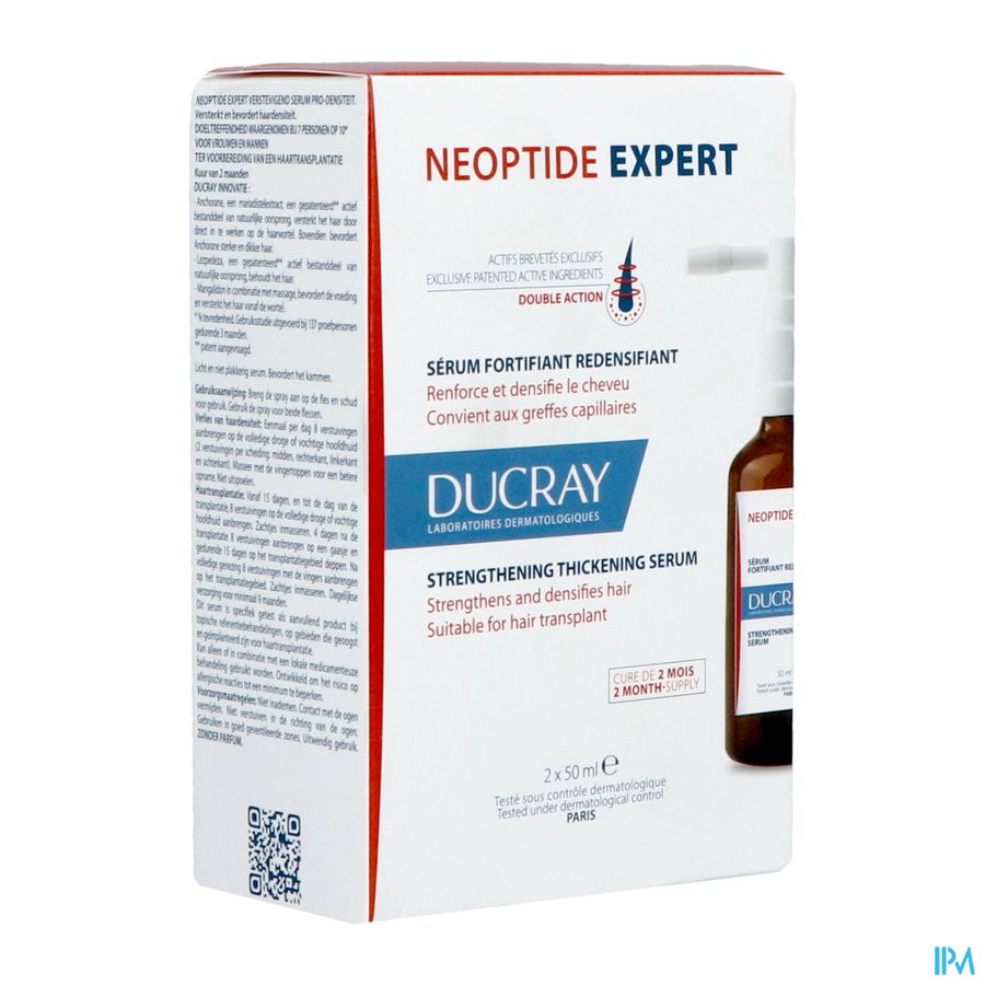 Ducray NEOPTIDE EXPERT Sérum fortifiant et redensifiant pour des cheveux plus épais et mieux enracinés