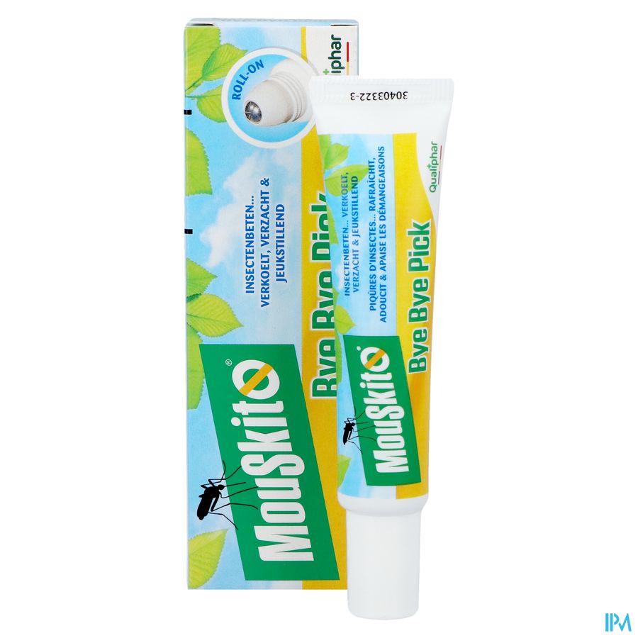 Mouskito Bye Bye Pick 15 ml - Roller rafraichit & apaise après piqûres d'insectes