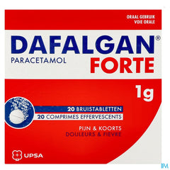 Dafalgan Forte 1g Comp Efferv. 20