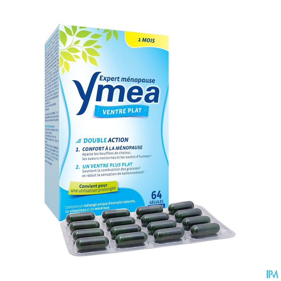 Ymea® Ventre Plat 64 P. - Ménopause - Contre Bouffées De Chaleur & Ballonnements