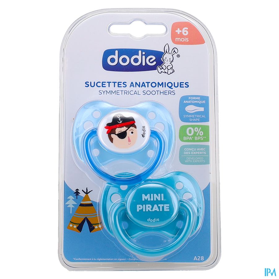 Dodie Sucette Anatomique Silic. +6m Dessin g A28 2