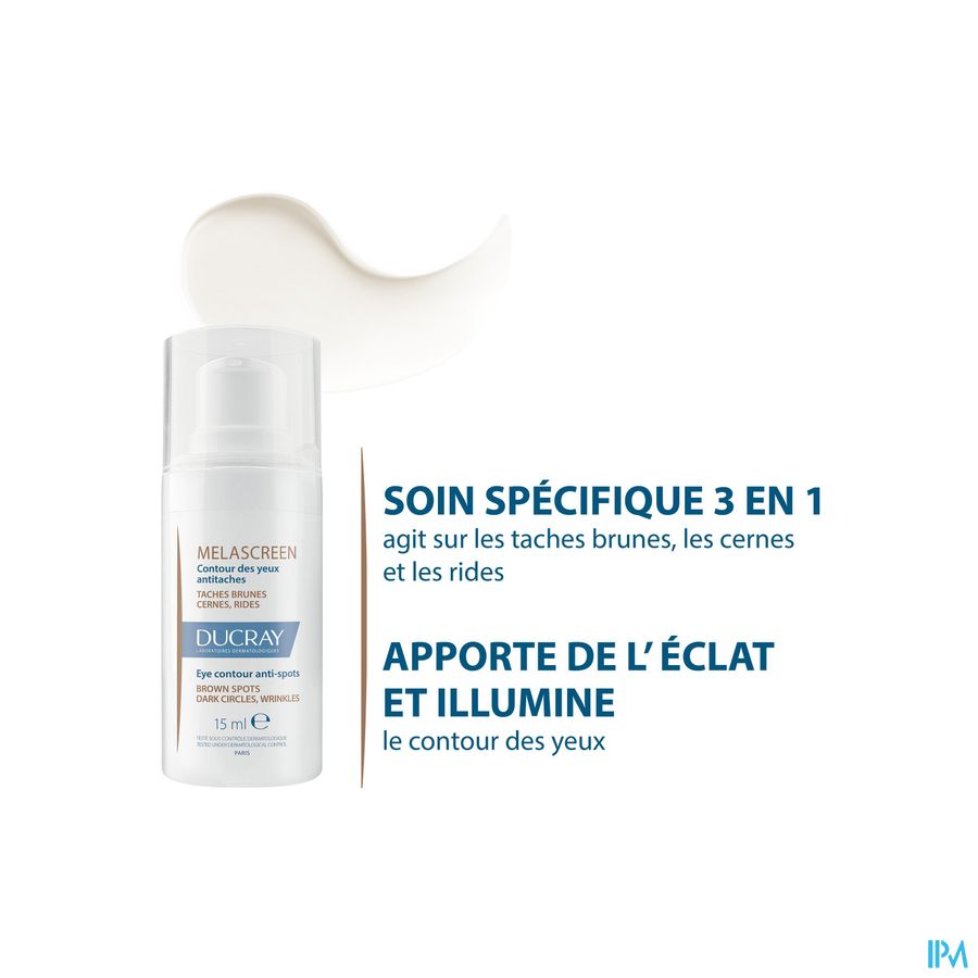 Ducray MELASCREEN Contour des yeux anti-taches anti-rides anti-cernes VITAMINE C