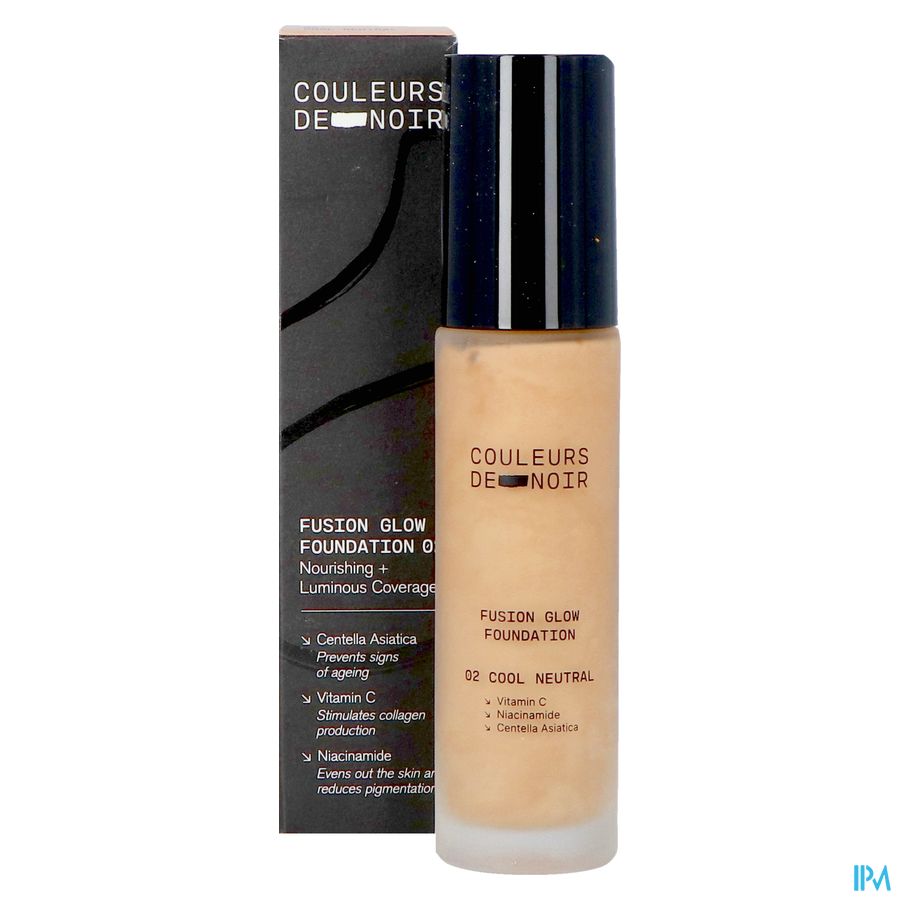 Couleurs De Noir Fus.glow Fdt 02 C. Ntrl 30ml