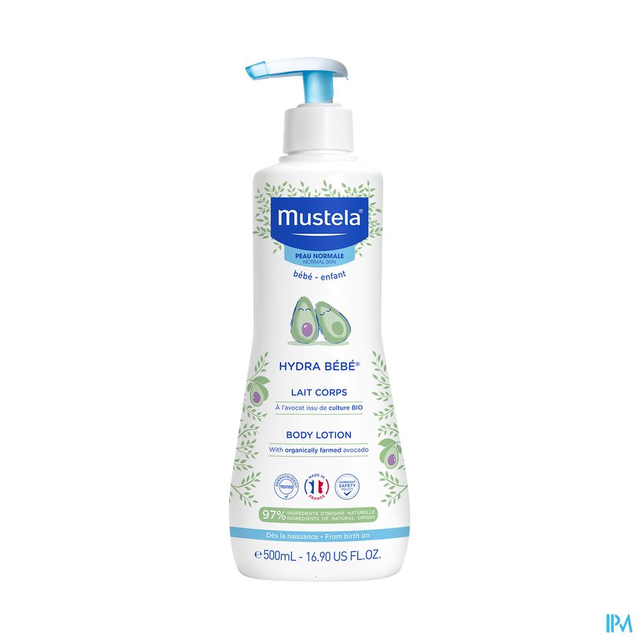 Mustela hydra bébé® lait corps - Peau normale 500 ml