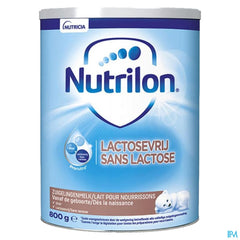 Nutrilon Sans Lactose | Lait pour Nourrissons dès la naissance  | Lait en Poudre pour Biberon | Boite 800g