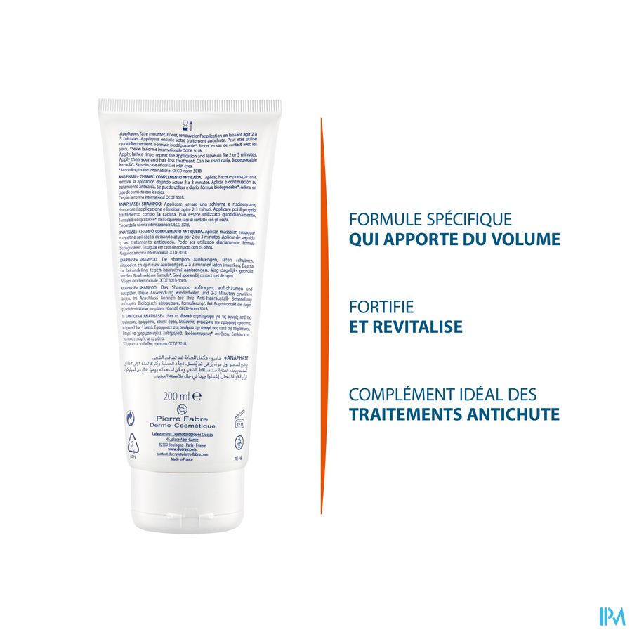 Ducray ANAPHASE+ shampooing antichute de cheveux 400ml