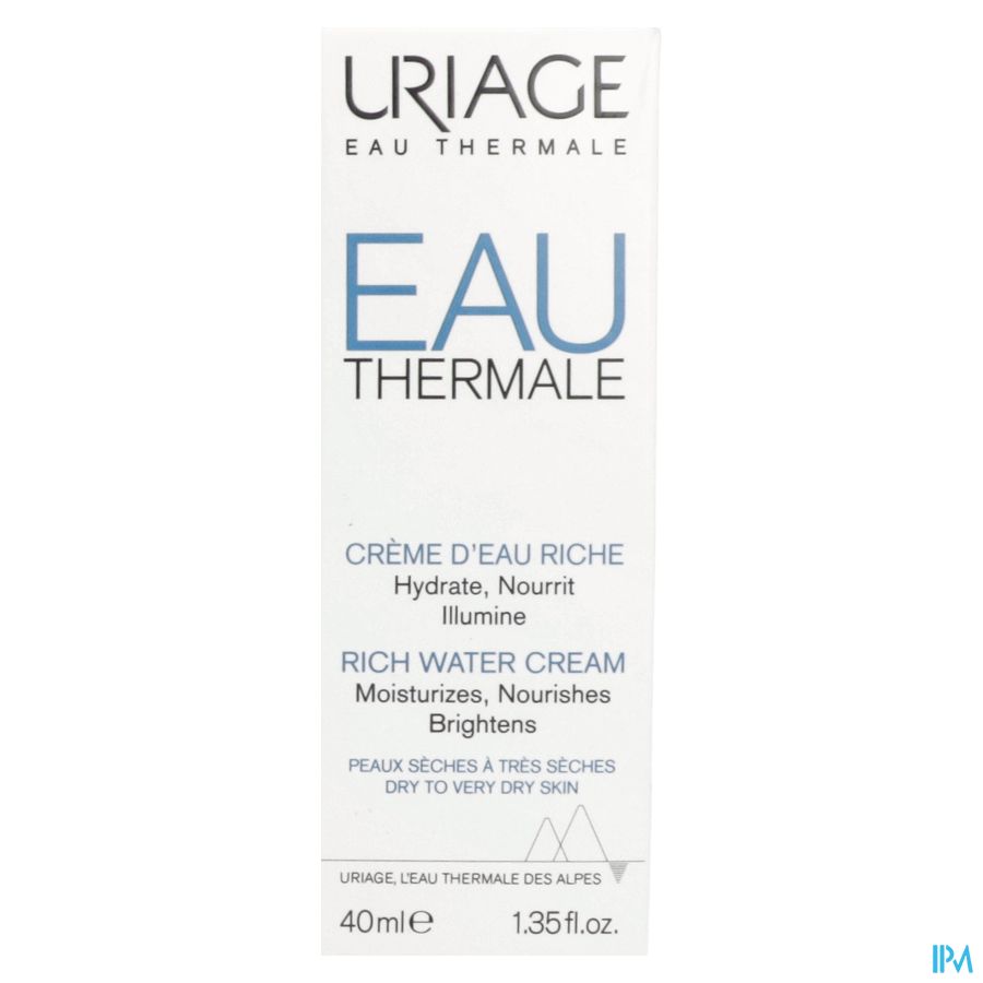 Uriage Eau Thermale Creme Eau Riche 40ml