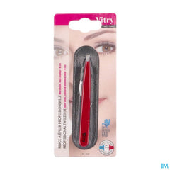 PINCE A EPILER PROF. MORS BIAIS INOX