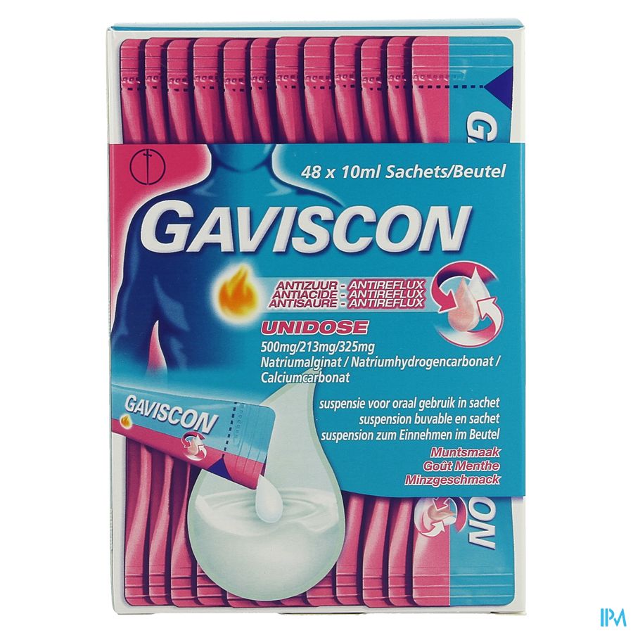 Gaviscon Antiacide-antireflux Susp Buv. Sach 48