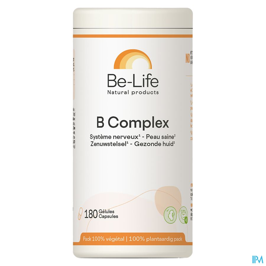 B Complex Vitamin Be Life Nf Caps 180 Remp.2750842