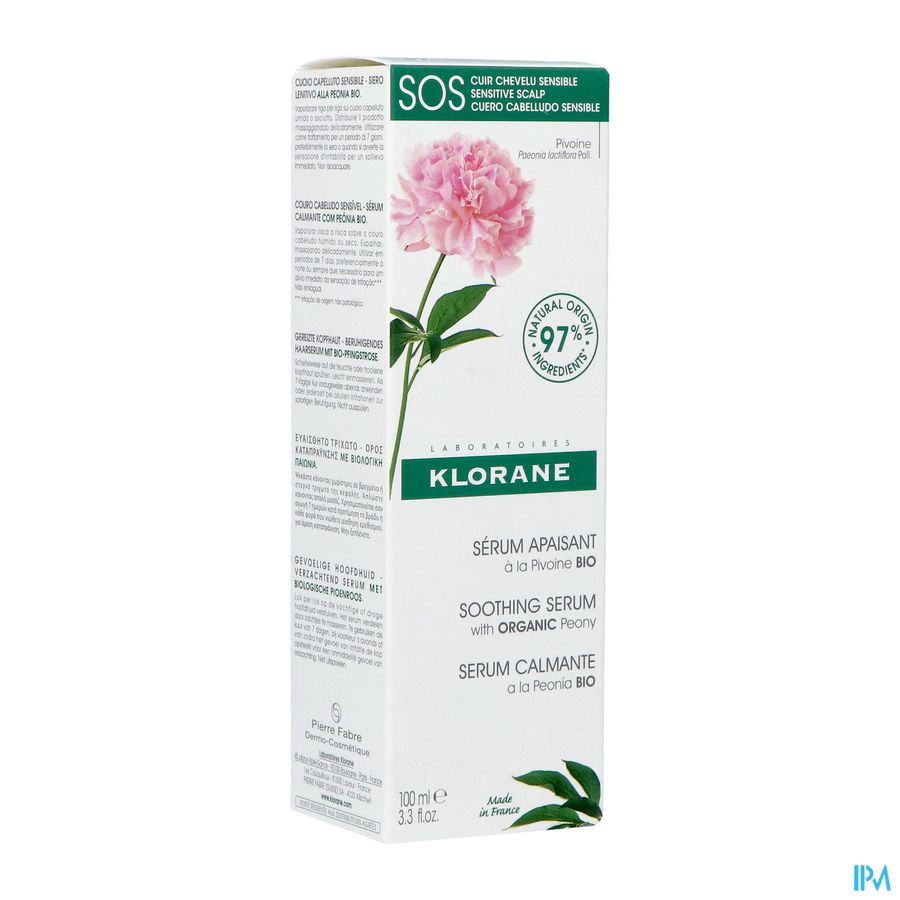 Klorane Capil. Serum Sos Pivoine Bio 100ml