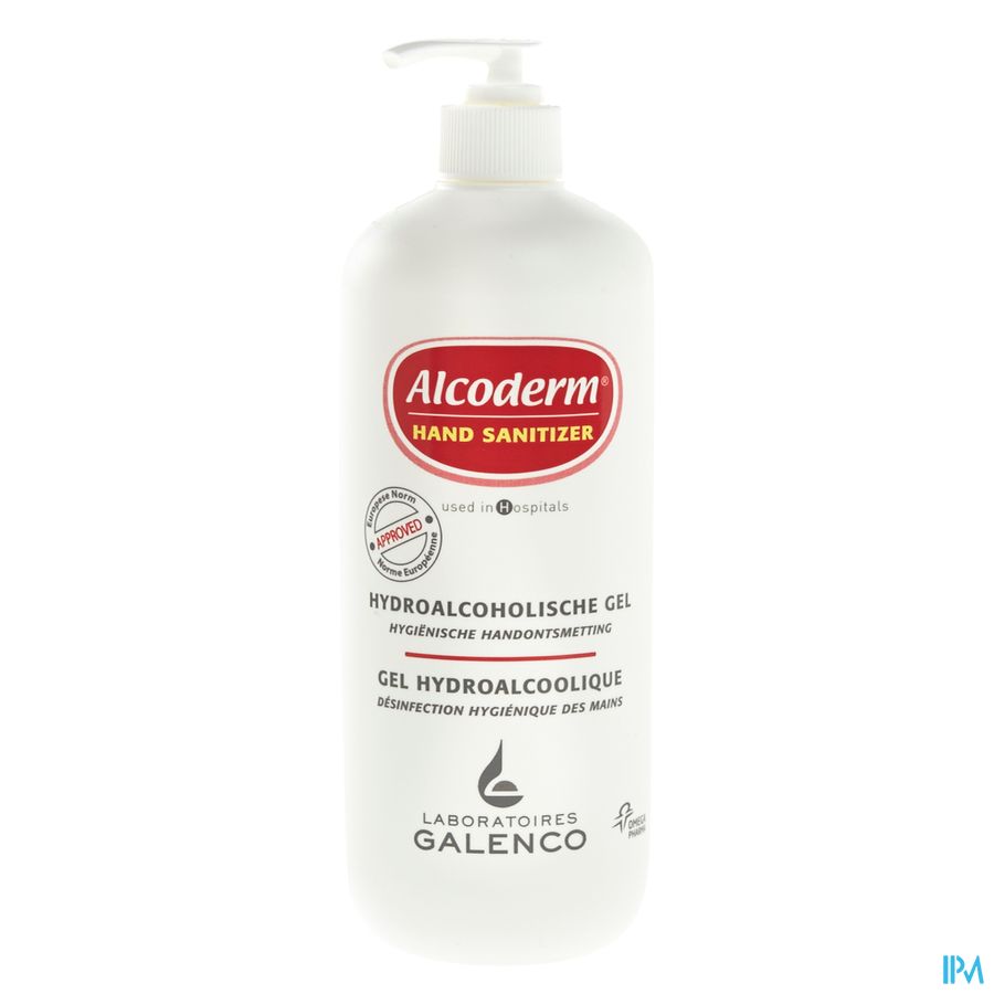 Alcoderm® Gel Hydroalcoolique Desinfection Hygienique Des Mains 600 ml