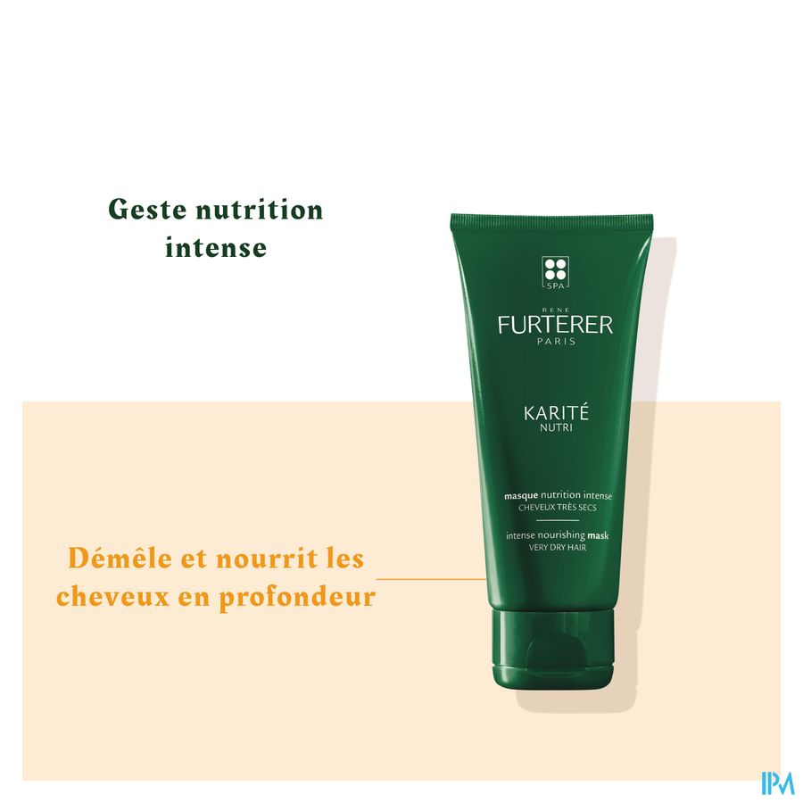 René Furterer - Masque nutrition intense - Masque nourrissant d'exception au beurre de Karité - KARITE NUTRI