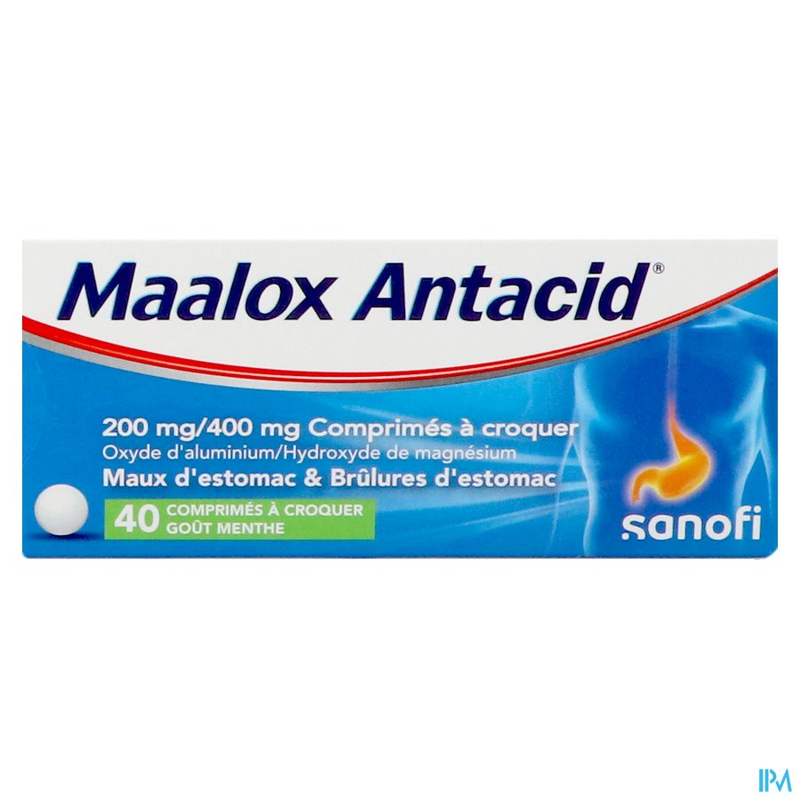 Maalox Antacid 200/400 Comp 40