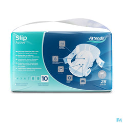 Attends Slip Active 10 Medium 1x28