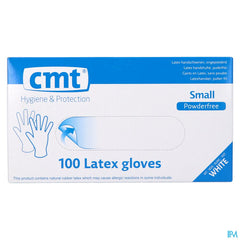 Cmt Gants Latex Blanc Pf S 100