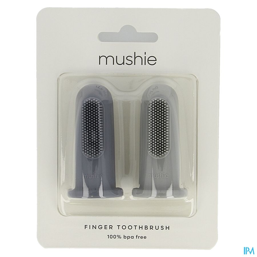 Mushie Brosse Dent Bebe Duo Stone 2