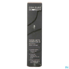 Couleurs De Noir Fus. Matte Fdt 01 C. Rose 30ml