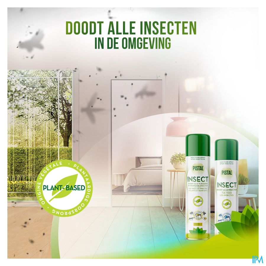 PISTAL INSECT CITRONELLE SPRAY CONTRE LES INSECTS 300ML