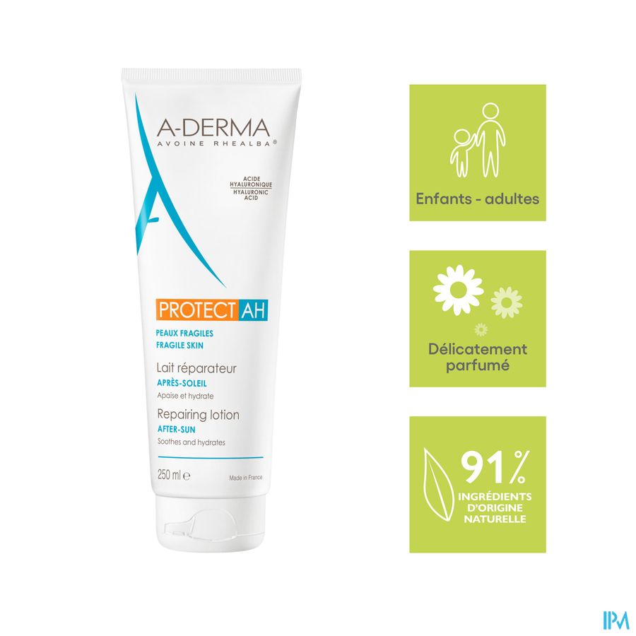 A-DERMA - A-DERMA PROTECT AH LAIT REPARATEUR HYDRATANT APRES-SOLEIL - A-DERMA PROTECT AH