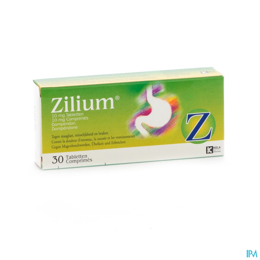 Zilium 30 Comprimés Dompéridoné (maléate) Kela Pharma