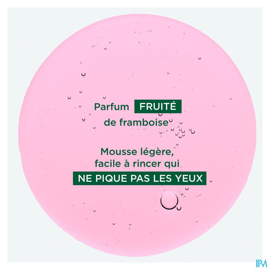 Klorane - Gel douche 2-en-1 à l’Avoine BIO - Framboise - Corps et Cheveux - Junior - Enfant
