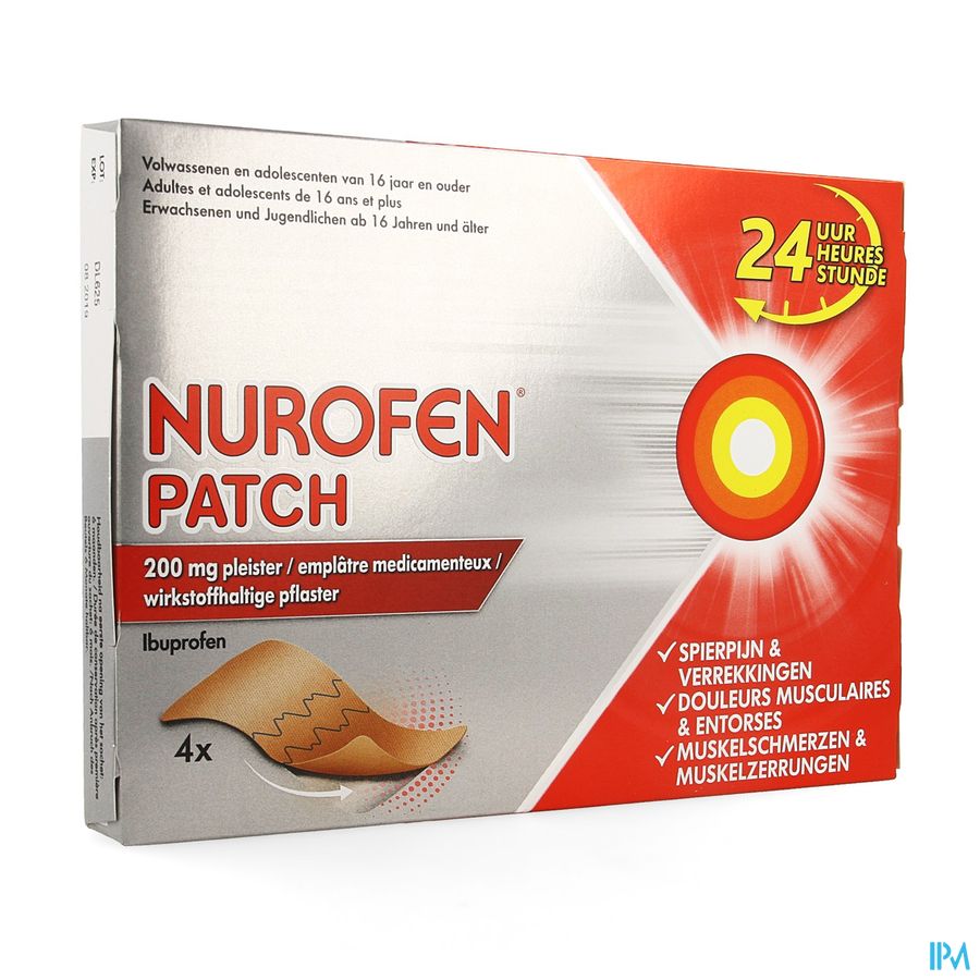 Nurofen Patch 200mg Emplatre 4