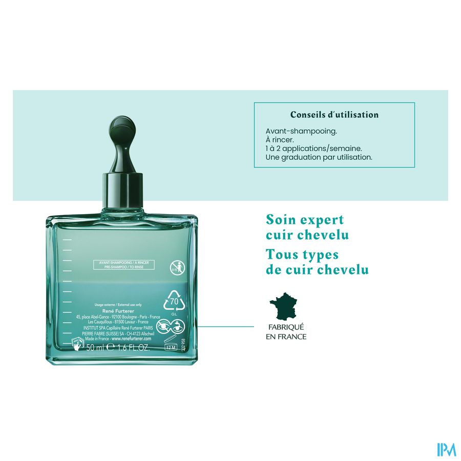 René Furterer Astera - soin cuir chevelu avant-shampoing apaisant - HEAD SPA