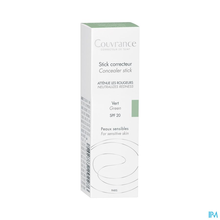 Eau Thermale Avène COUVRANCE Stick Correcteur vert