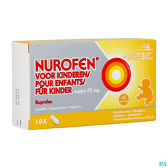 Nurofen Enfant 60mg Suppo 10x60mg