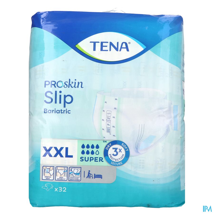 Tena Proskin Slip Bariatric Xxl 32