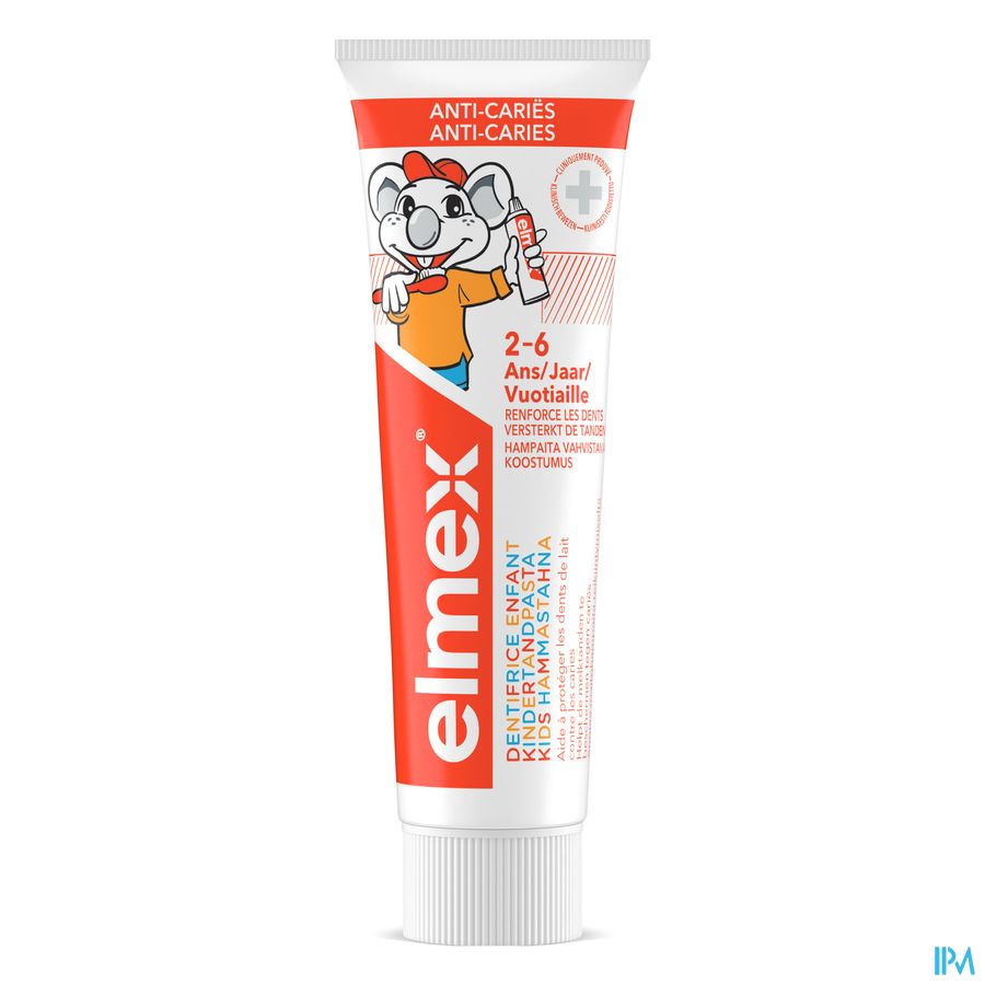 Elmex Dentifrice Enfant 2-6a 50ml