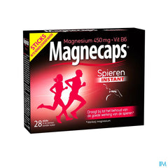 Magnecaps Muscles Magnésium 450mg & Vit B6 28 sticks