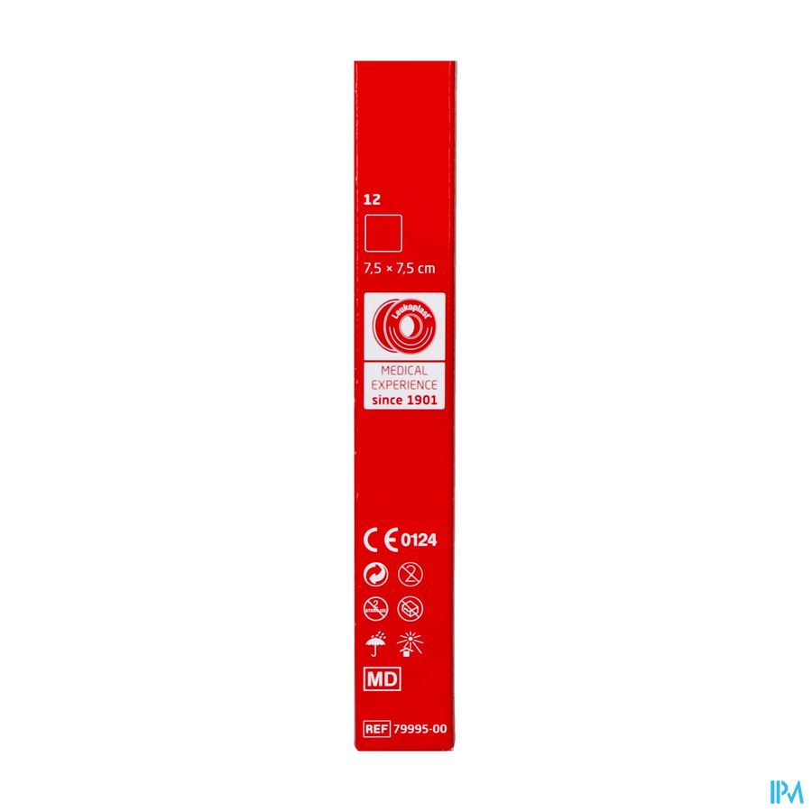Cutisoft 7,5cmx7,5cm 12 Leukoplast