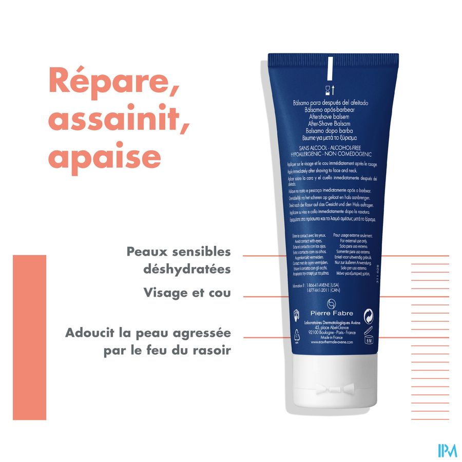 Eau Thermale Avène - MEN Baume après-rasage