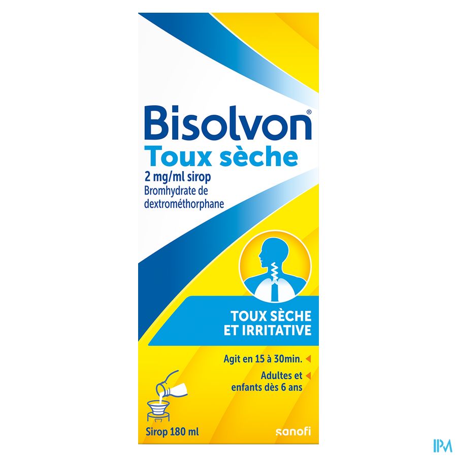 Bisolvon Toux sèche - Toux sèche et irritative, sans sucre