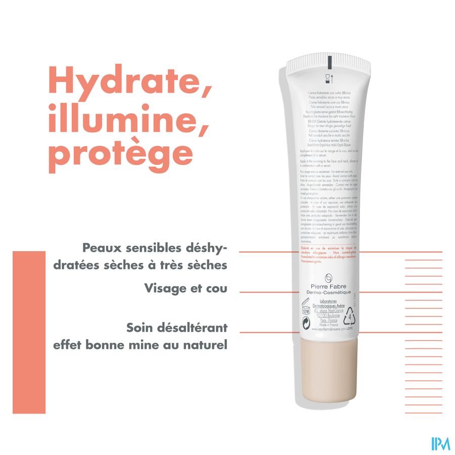 Eau Thermale Avène - Crème hydratante teintée Hydrance BB-RICHE