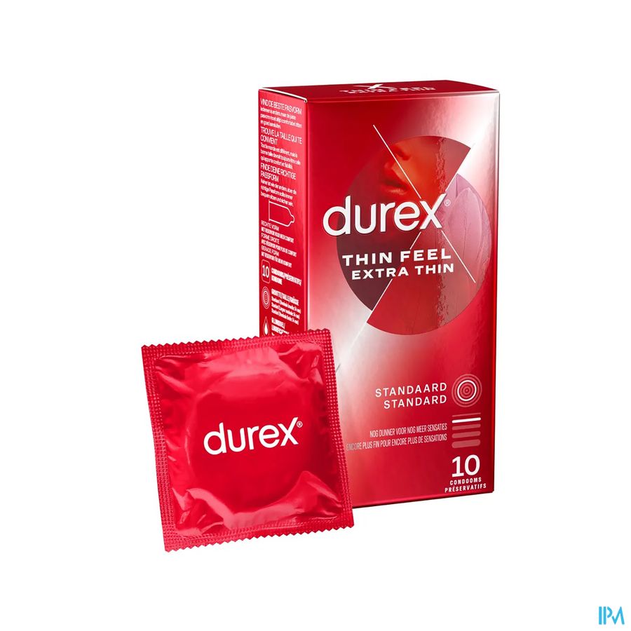 Durex Thin Feel Extra Thin Preservatifs 10
