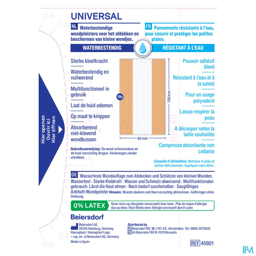 Hansaplast Universal 1mx6cm