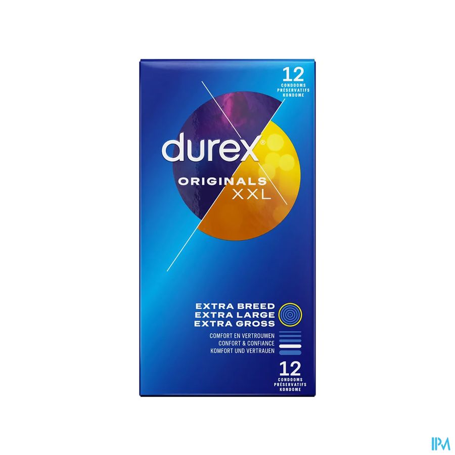 Durex Originals Xl Preservatifs 12