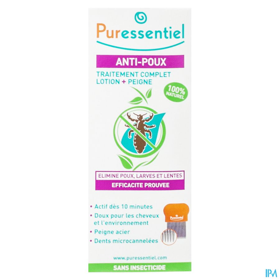 Puressentiel Anti-poux 100ml + Peigne