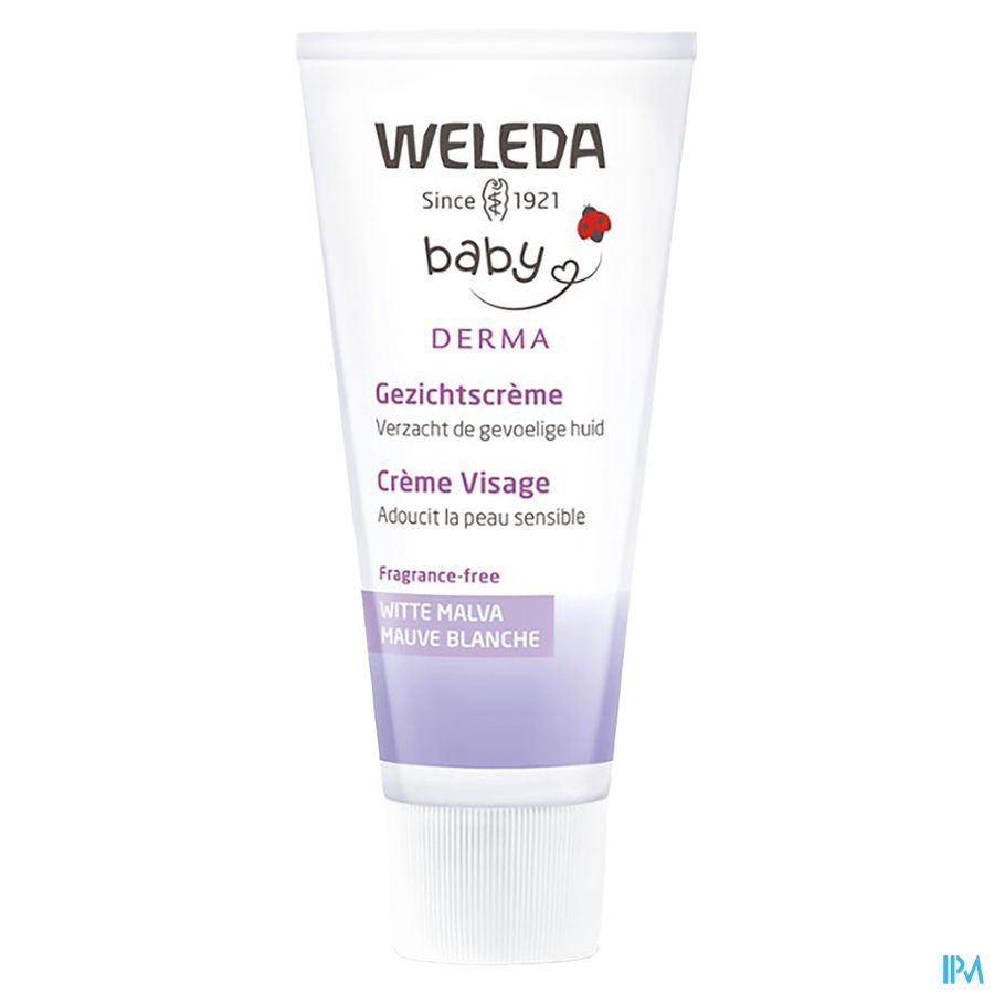 Weleda Sensitive Cr Visage Mauve Blanche 50ml Nf