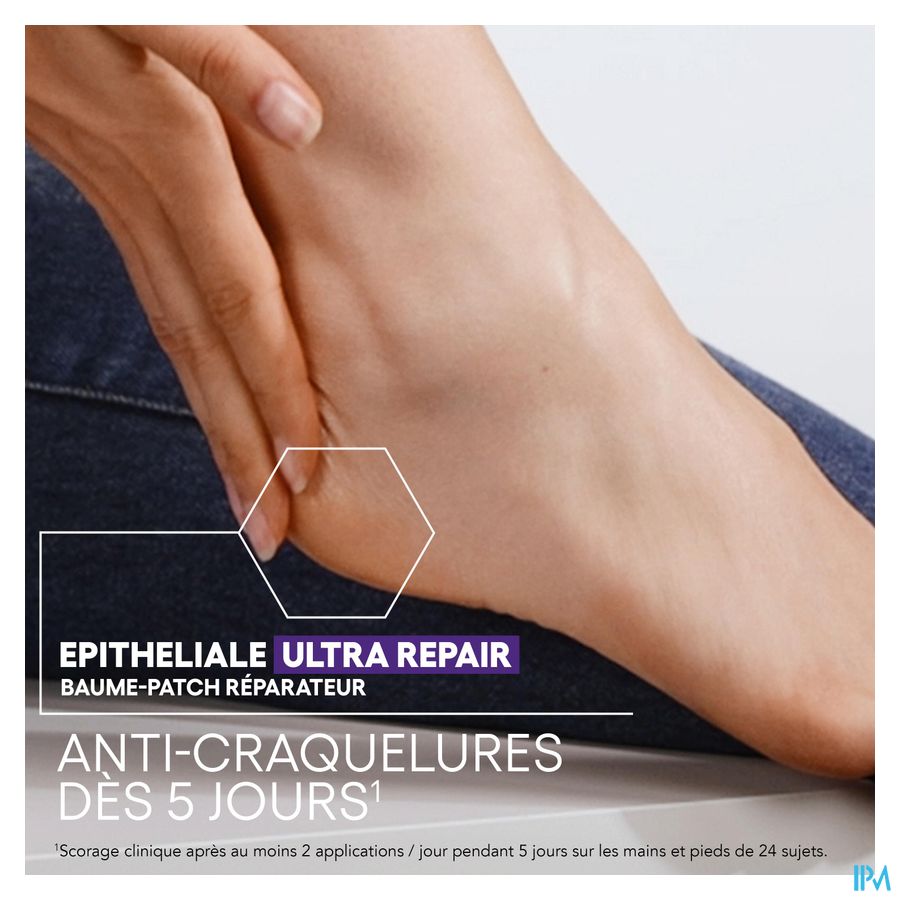 A-DERMA Epitheliale ULTRA REPAIR Baume-patch Réparateur, Zones craquelées & fissures, Texture vaseline 50g